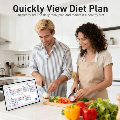 15.6" Smart Digital Calendar Frame– Touchscreen Family Calendar with Electronic Chore Chart & Digital To-Do List, Electronic Planner for Home with Wifi Sync, Desktop &Wall Smart Calendars | Black